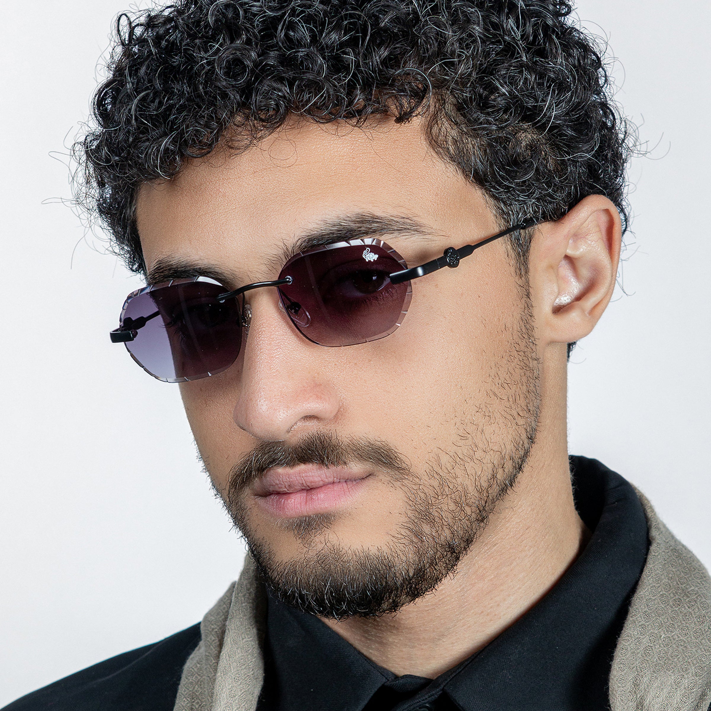 Diamond Cut Willow Smoke| Black