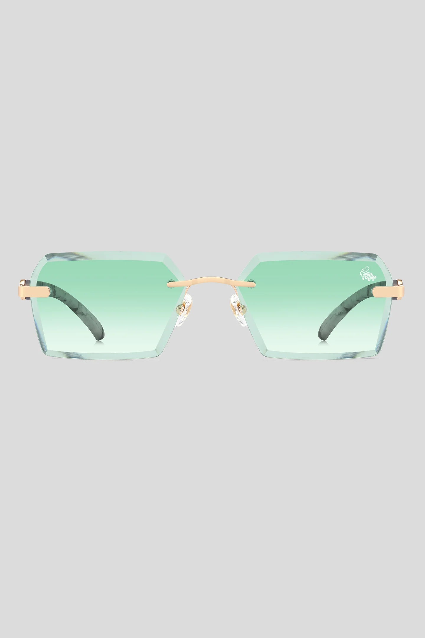 Kennedy White Marble Gold | Green