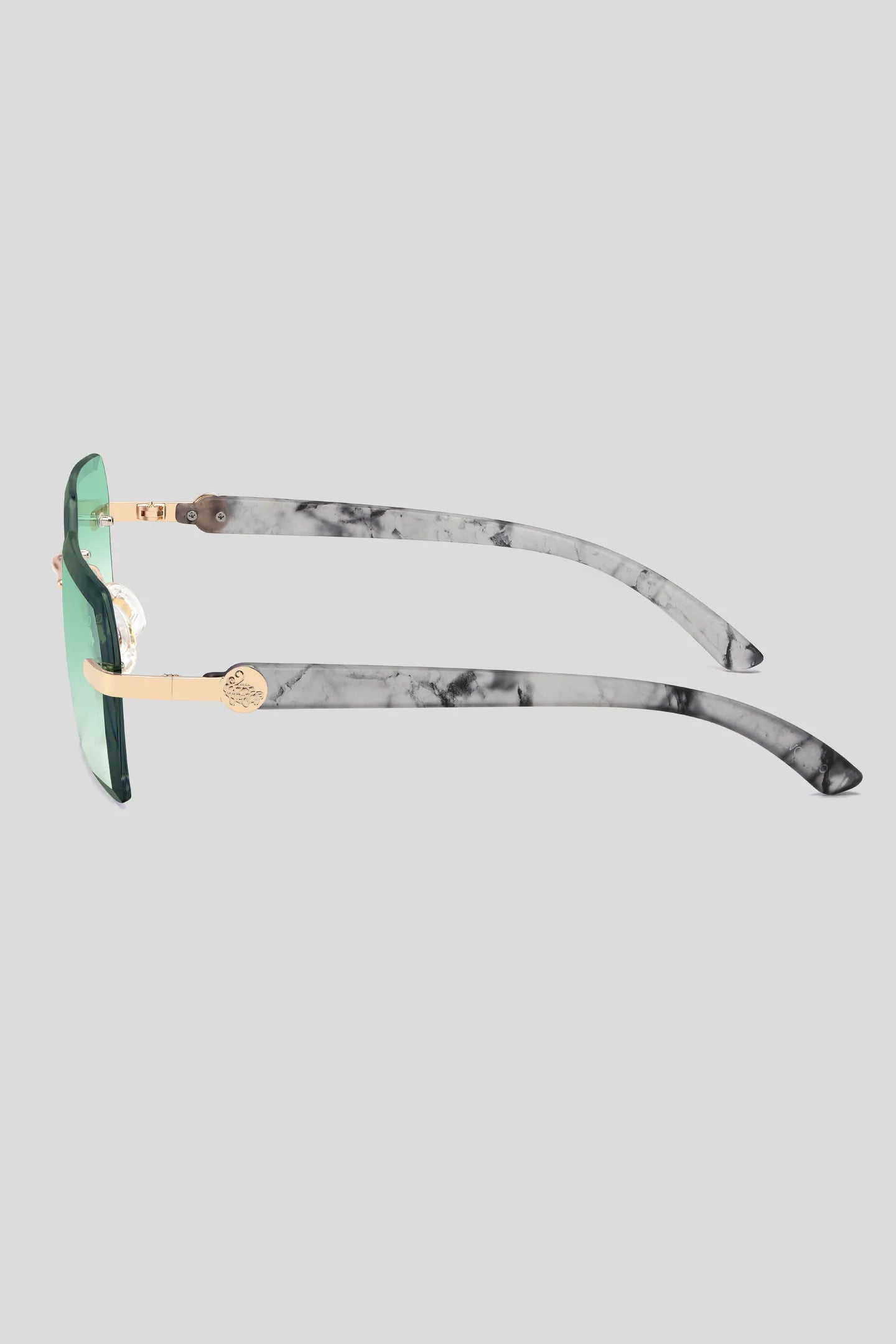 Kennedy White Marble Gold | Green