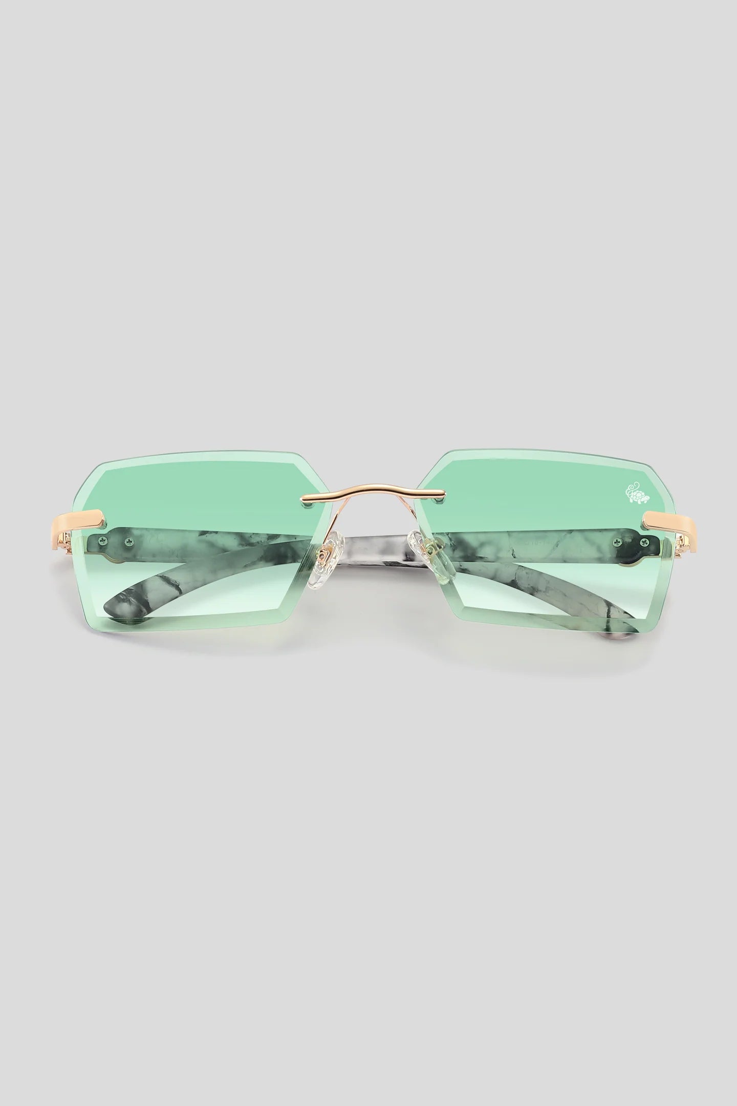 Kennedy White Marble Gold | Green