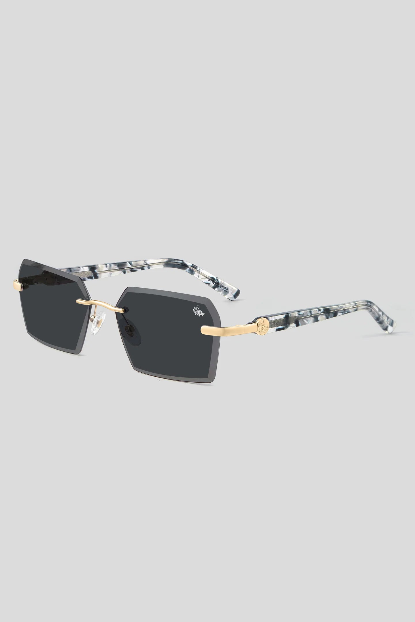 Kennedy White Marble Gold | Black