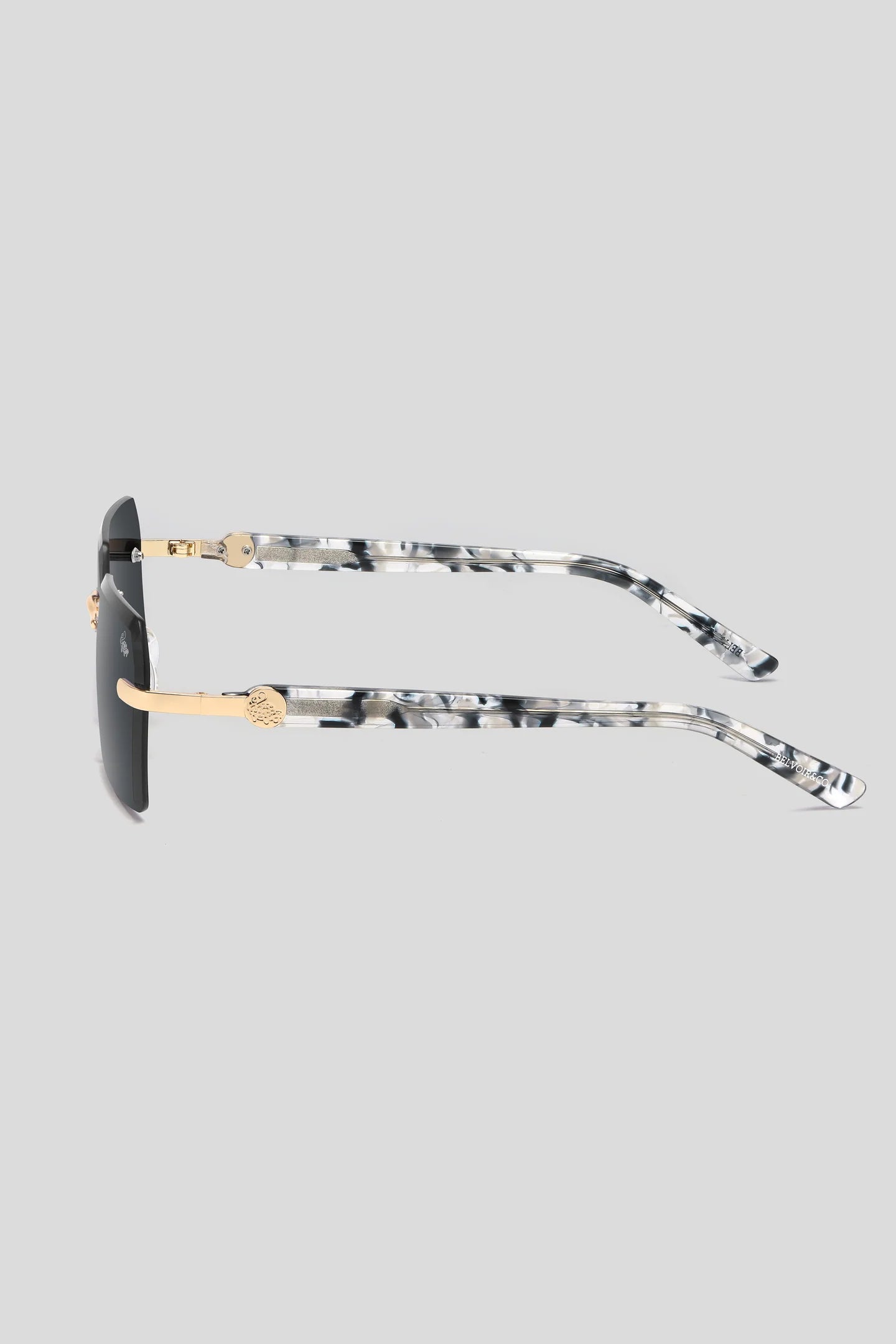 Kennedy White Marble Gold | Black