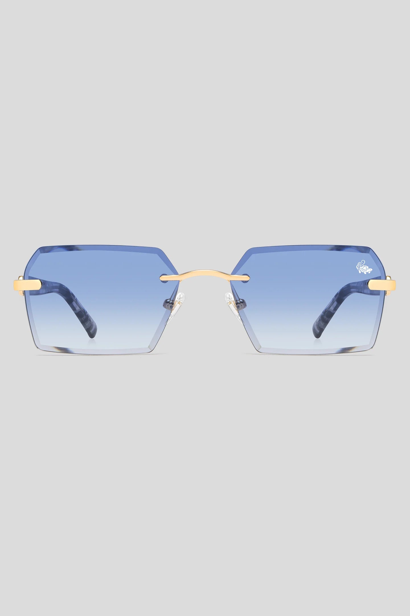 Kennedy White Marble Gold | Blue