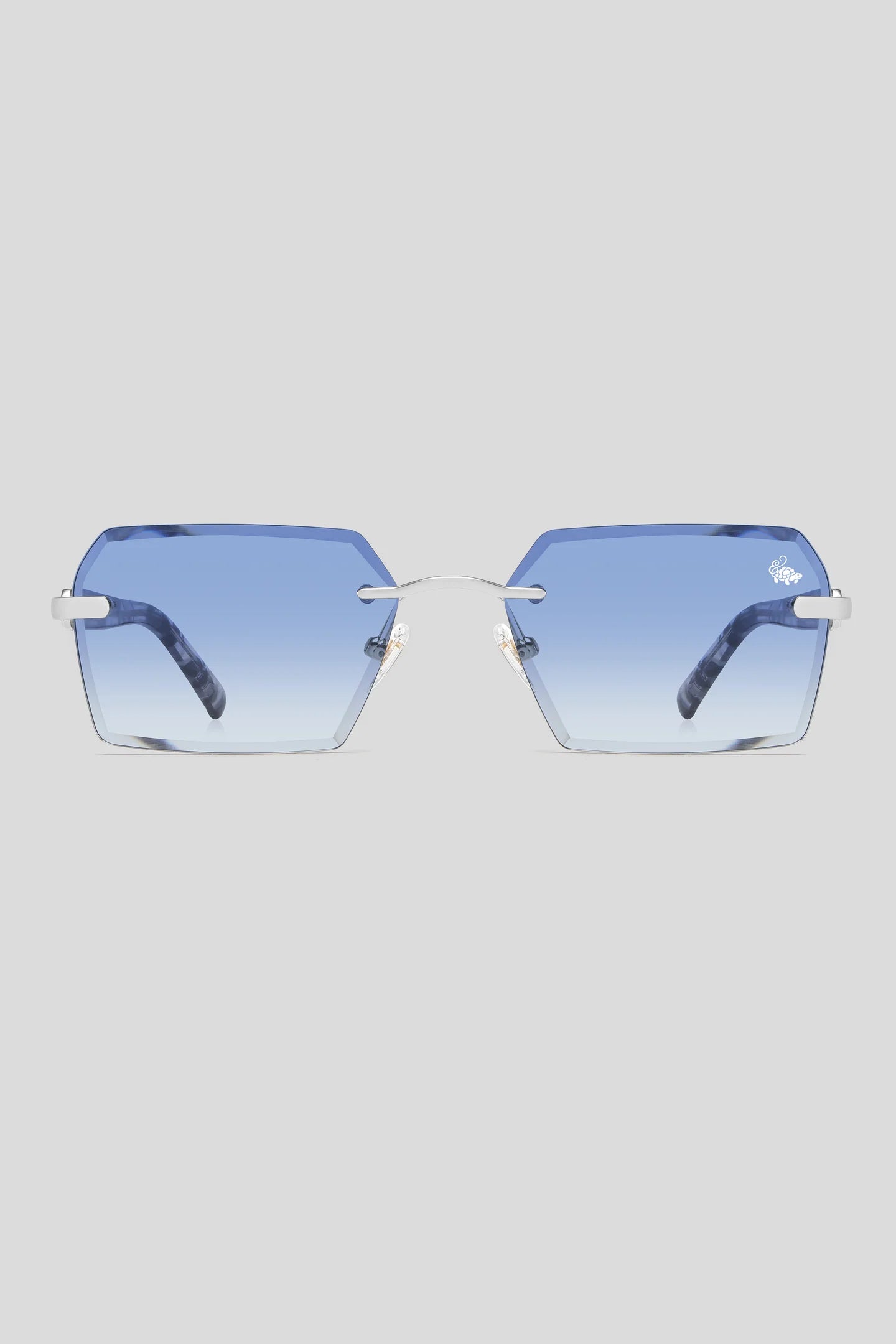 Kennedy White Marble Silver| Blue