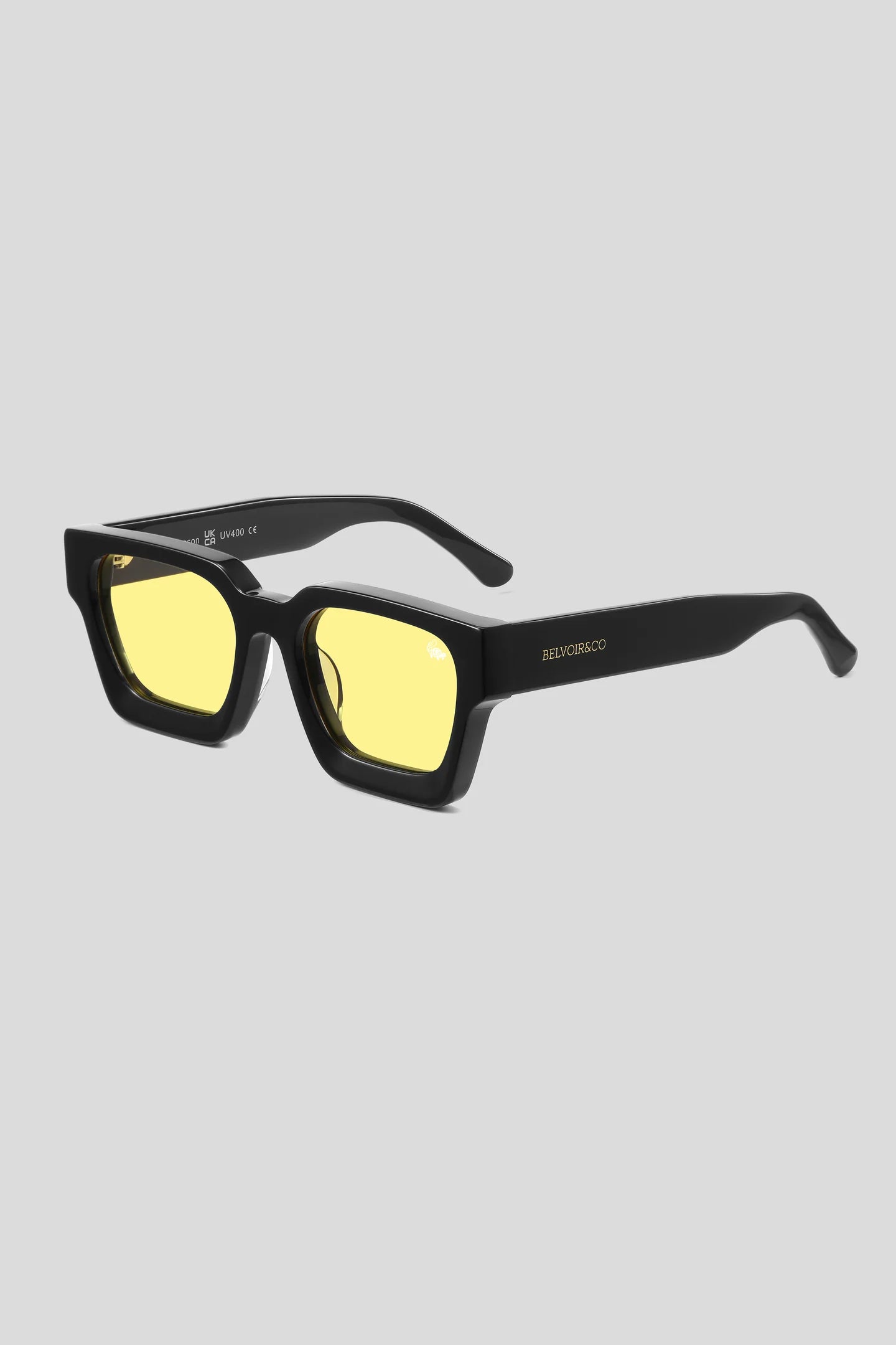 Larsson Gloss Black| Yellow